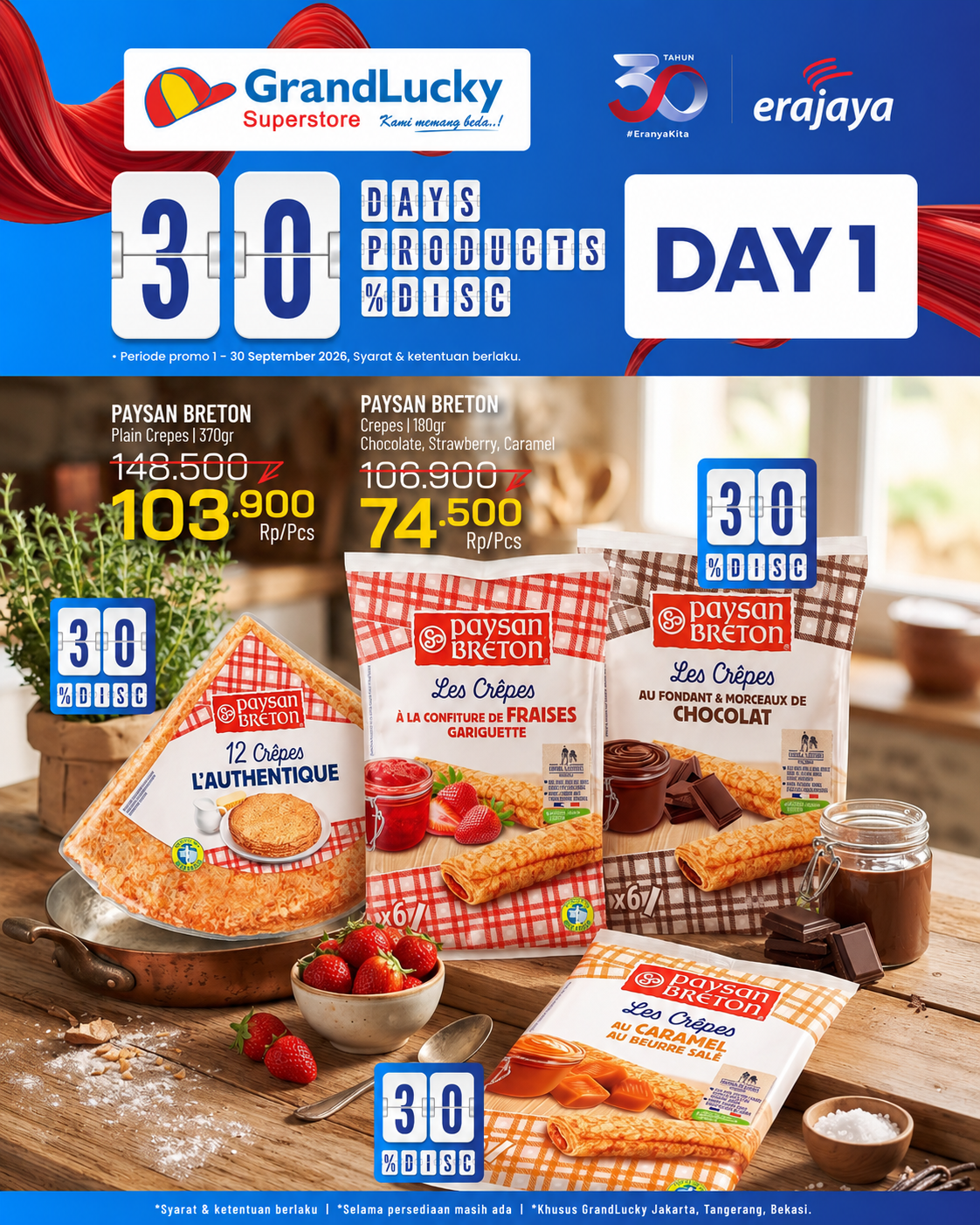 PROMO 30th Anniversary Erajaya Day 1